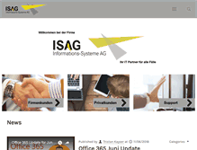 Tablet Screenshot of is-ag.ch